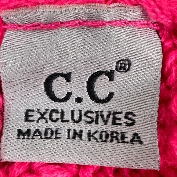 C.C Baby Girl Double Pom Beanie - Picture 4 of 5